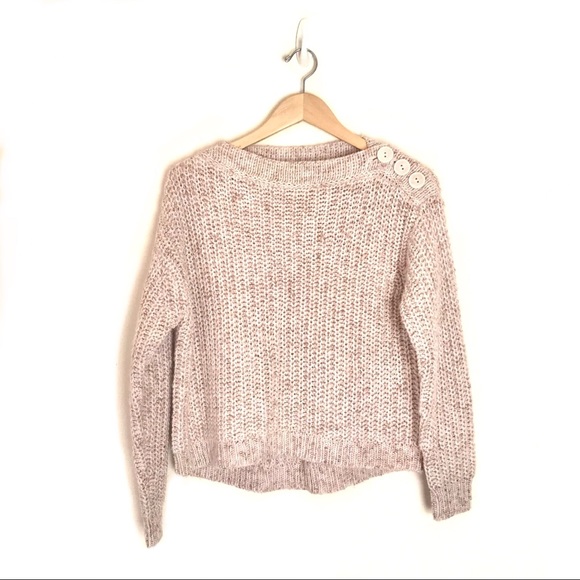 J. Crew Button Detail Chunky Knit Pullover Sweater - Picture 2 of 13